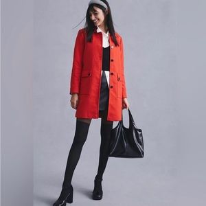 Maeve by Anthropologie Textured Peacoat - Brand New Condition Never Worn!